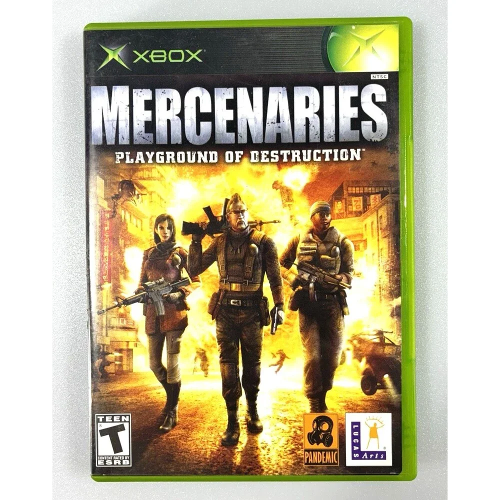 Mercenaries: Playground of Destruction Xbox 2005 Complete with Manual Tested